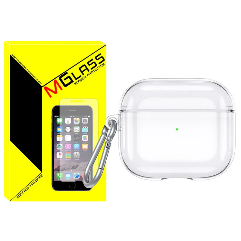 کاور ام‌گلس مدل Clear-MG مناسب برای کیس اپل ایرپاد Airpods Pro