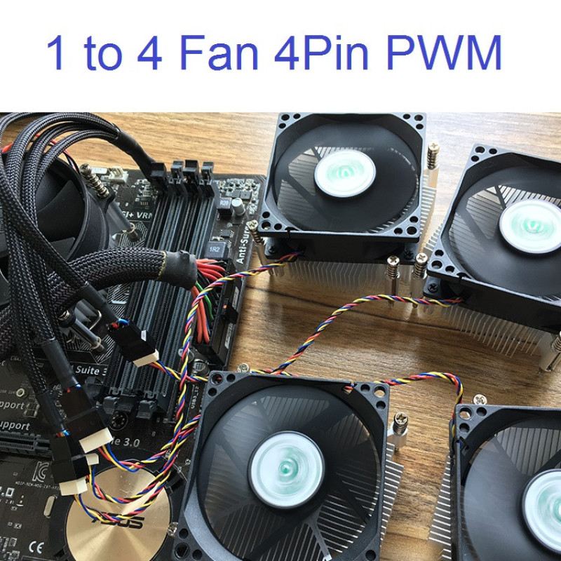 کابل افزایش تعداد فن 1 به 4 مدل FAN1TO4