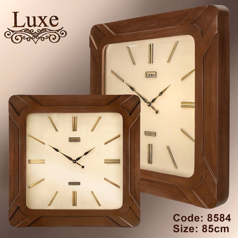 ساعت دیواری لوکس مدل چوبی کد 6062