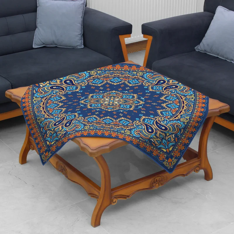 رومیزی طرح ترمه سنتی کد 9962