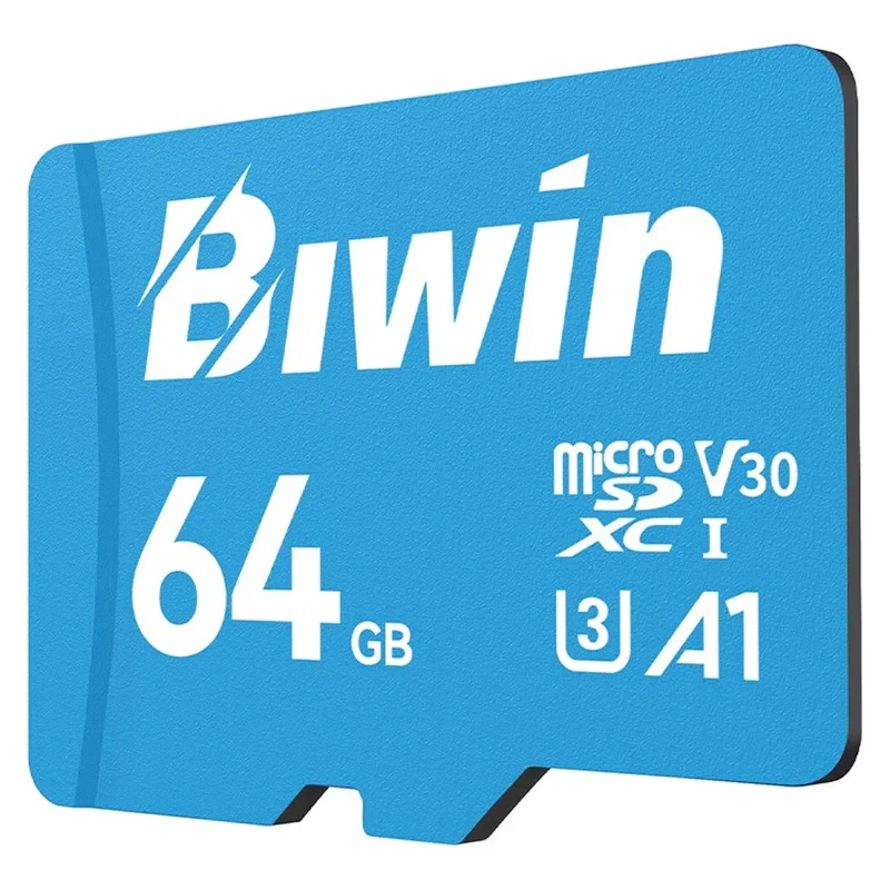 کارت حافظه microSDXC بیوین مدل MS100 کلاس 10 استاندارد UHS-I U3 V30 A1 سرعت 100MBps ظرفیت 64 گیگابایت