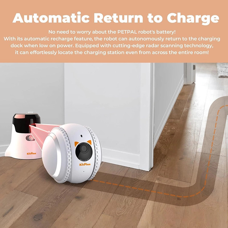 دوربین رباتیک حیوانات خانگی کیت پلاس مدل Petpal Robot
