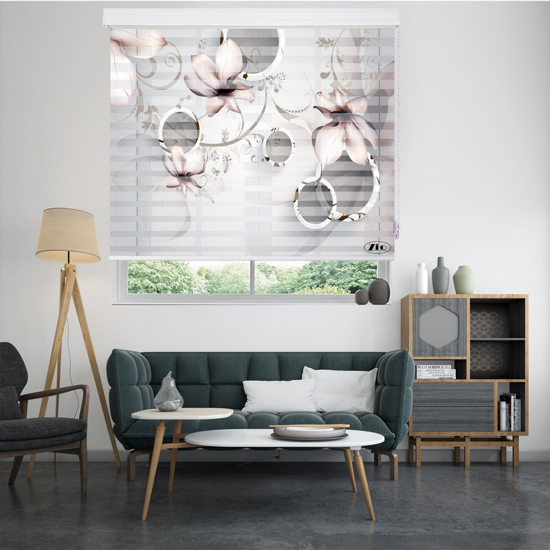 پرده زبرا زیو مدل 3D-1174 سایز 100x200 سانتی متر