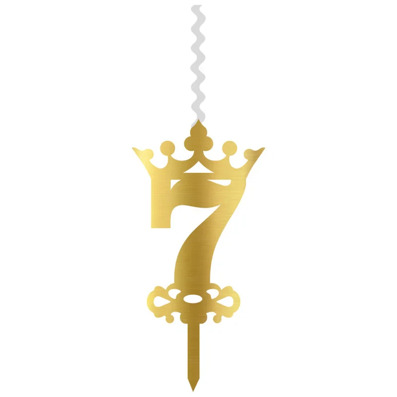 شمع تولد طرح عدد 7 کد CH7