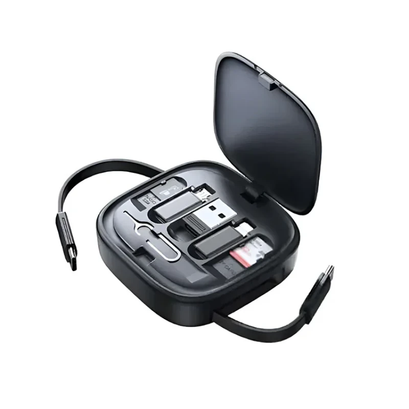کابل تبدیل usb-c به microUSB لایتنینگ  usb-c یوسمز مدل sj650 طول 1 متر