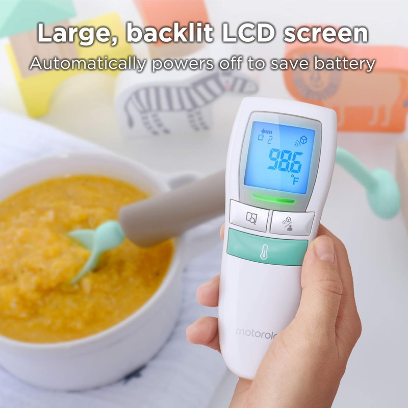 تب‌سنج و دماسنج کودک موتورولا مدل Non-Contact Baby Forehead-Body, Food or Liquid Temperature
