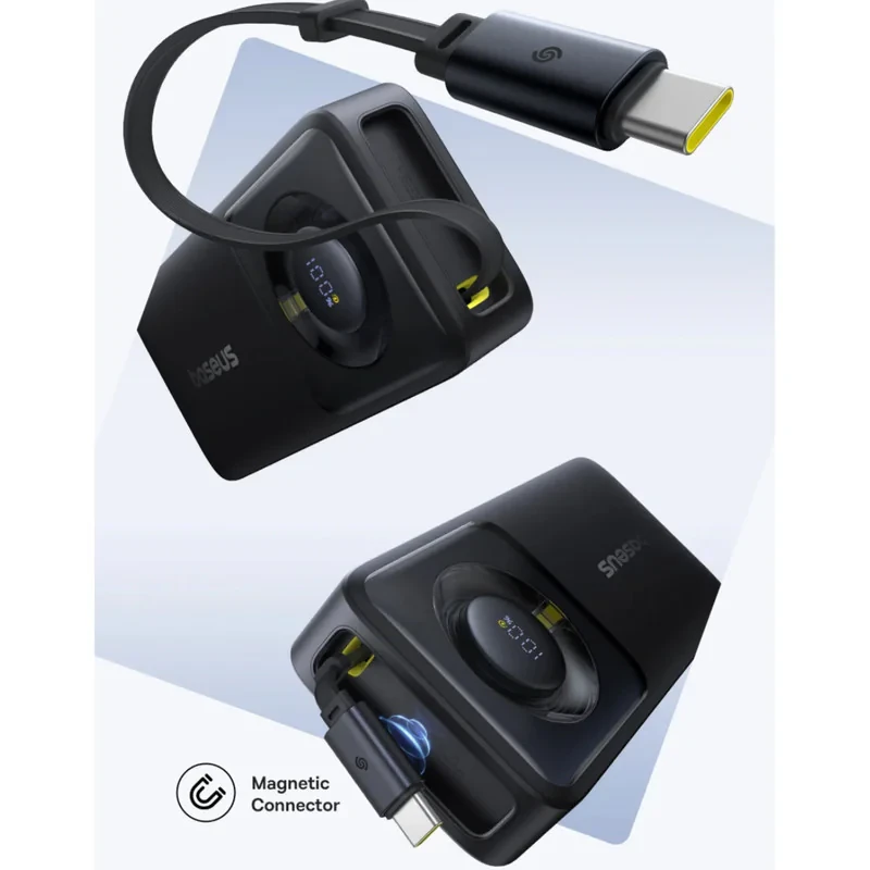 پاوربانک بیسوس مدل Free2Pull 65W ظرفیت 20000 میلی آمپر ساعت به همراه کابل USB-C