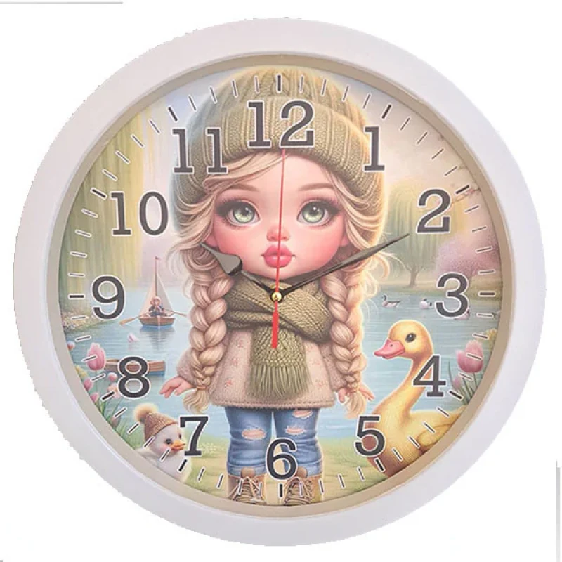 ساعت دیواری کودک مدل عروسک کد 4041120G