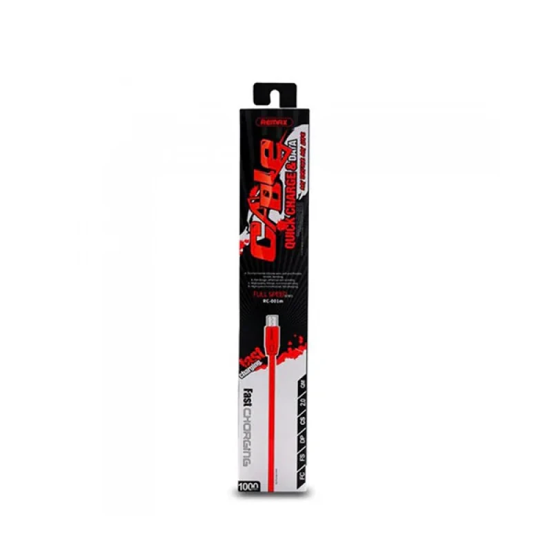 کابل تبدیل USB به MicroUsb ریمکس مدل RC-001m طول 2 متر