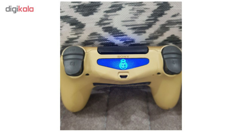 برچسب لایت بار دسته پلی استیشن 4 گراسیپا طرح لوگو رئال کد G-106 بسته ۲ عددی