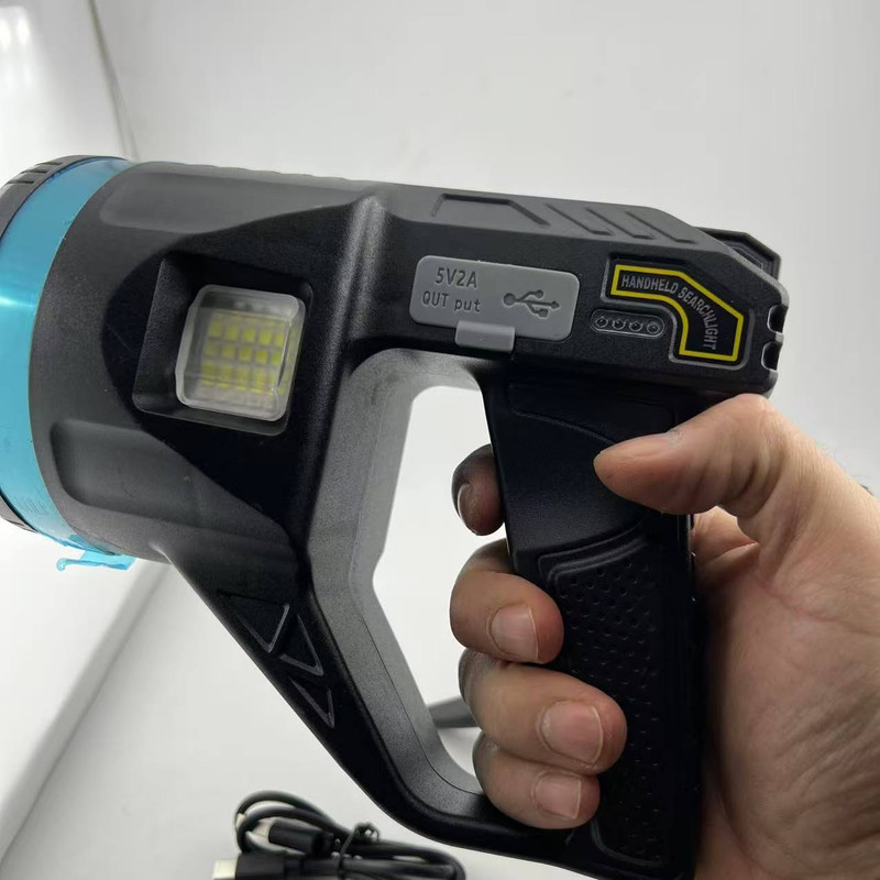 نورافکن دستی اسمایلینگ شارک مدل W5173 با نور چند رنگ