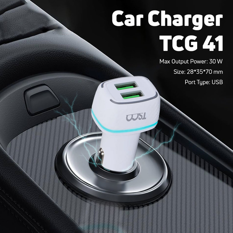 شارژر فندکی ۳۰ وات تسکو مدل TCG 41