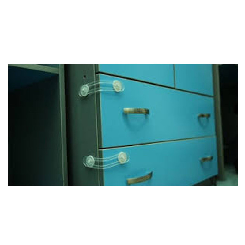 قفل درب کمد و کابینت کد hm1 بسته 4 عددی