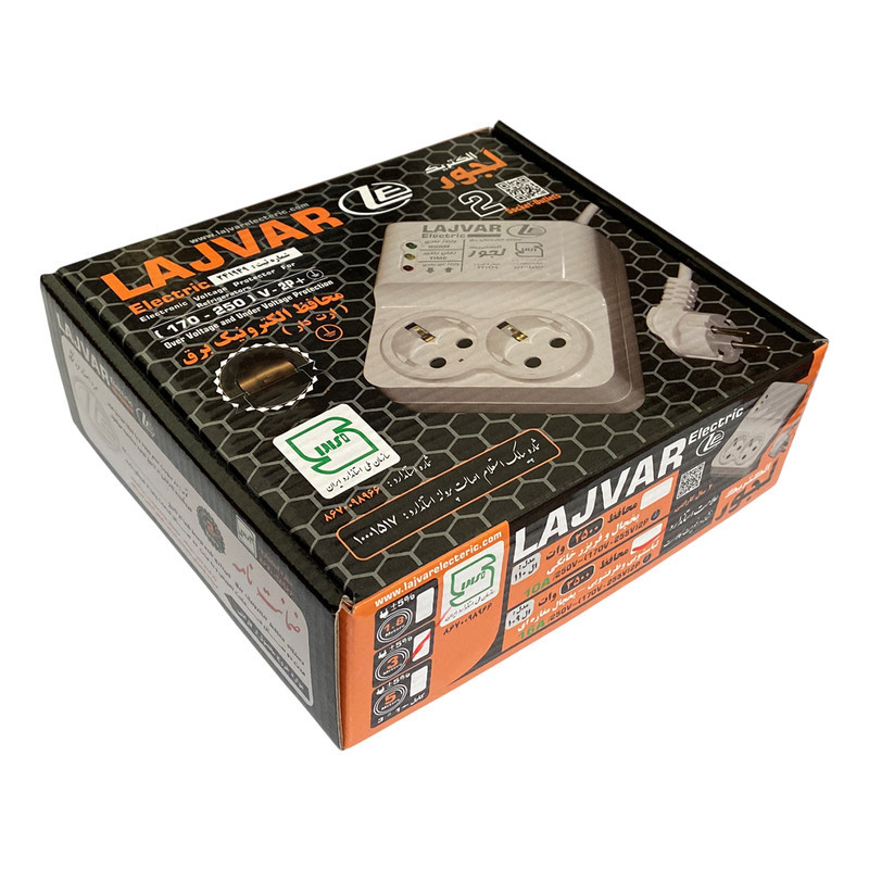 محافظ ولتاژ لجور الکتریک مدل L109 - 3500W - 16A - 1.8Meter