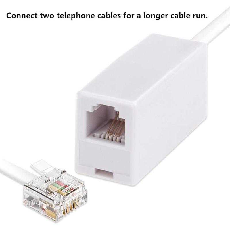 مبدل افزایش طول تلفن مدل DIN-1TO1 بسته 5 عددی