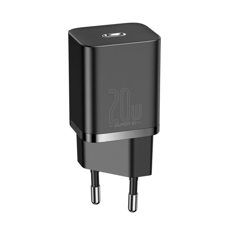 شارژر دیواری باسئوس مدل TZCCSUP-B01 به همراه کابل تبدیل لایتنینگ