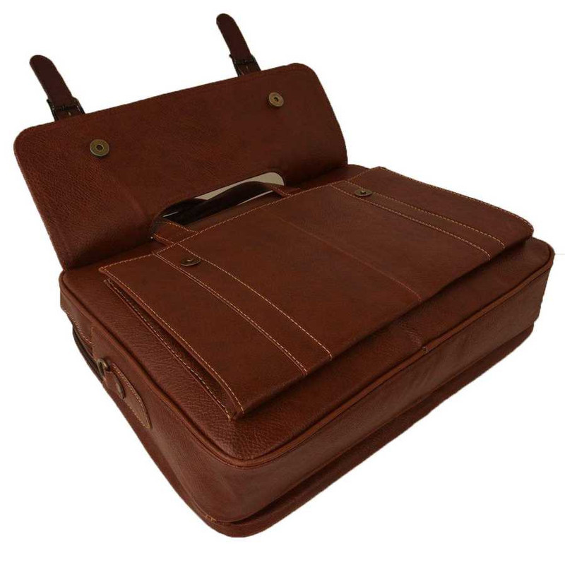 کیف لپ تاپ چرم ما مدل M-125 مناسب برای لپ تاپ 15 اینچی