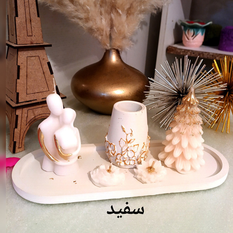 شمع مدل مانا مجموعه 6 عددی