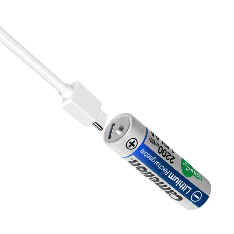باتری قلمی قابل شارژ کملیون مدل 1.5VLi-AA2200 بسته دو عددی
