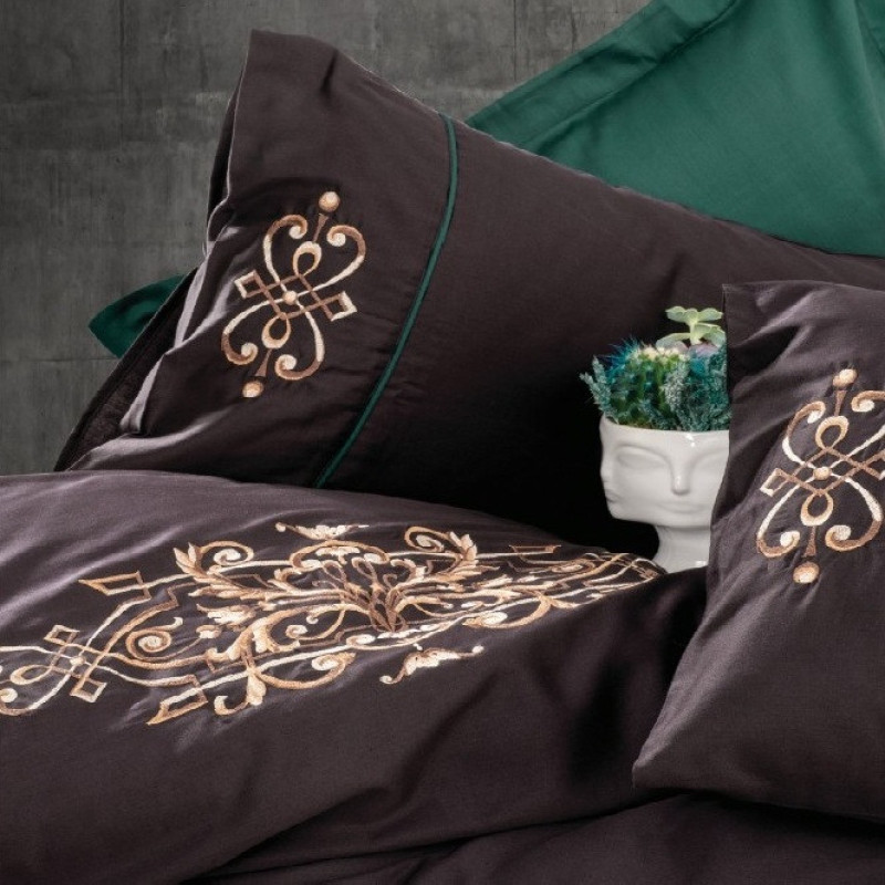 سرویس روتختی کاتن باکس مدل tiana-yesil دو نفره 6 تکه