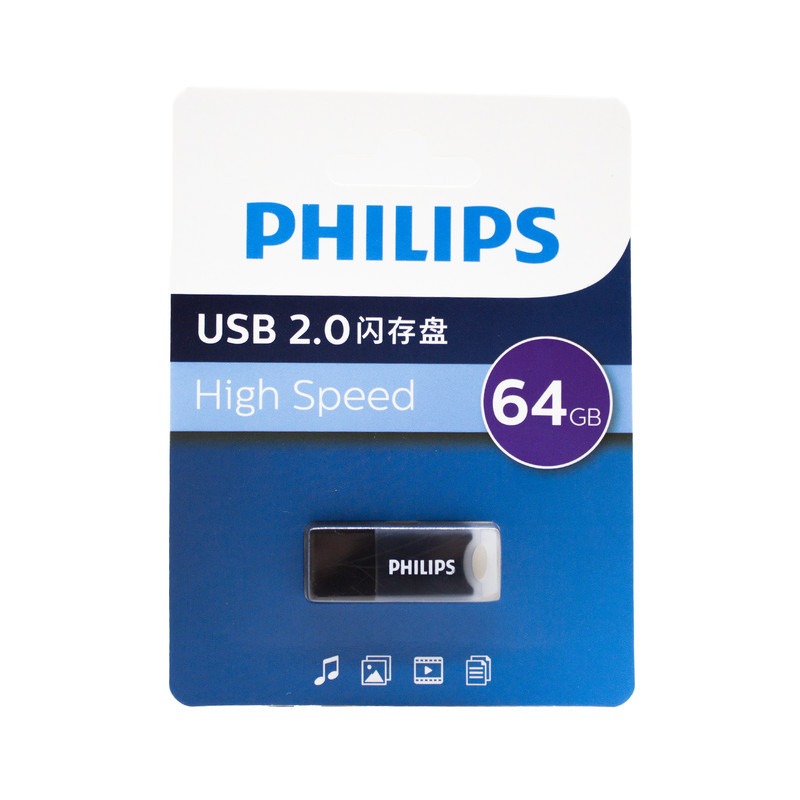 فلش مموری فیلیپس مدل FM10UA-B ظرفیت 64 گیگابایت با رابط USB 2.0