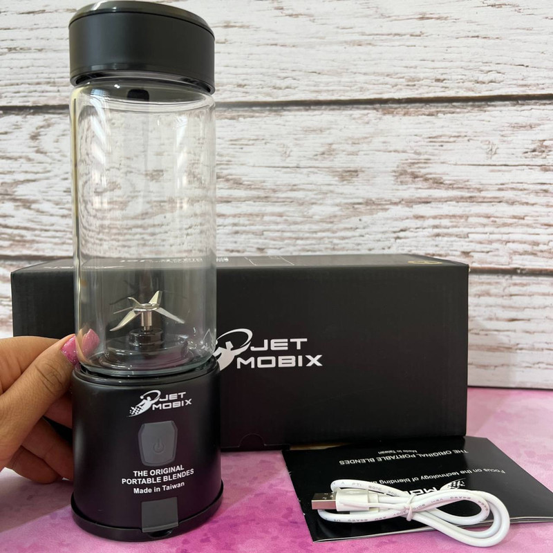 شیکر شارژی جت موبیکس مدل Black Jet گنجایش 0.45 لیتر