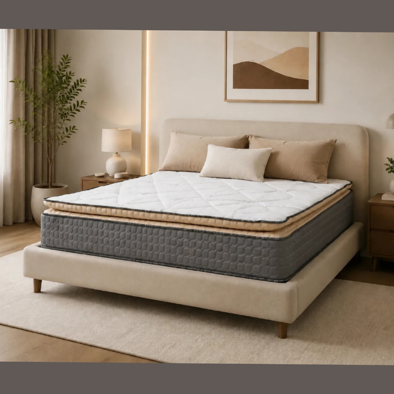 تشک طبی فنری زیگ مدل classic prim دو نفره سایز 200×180 سانتی متر