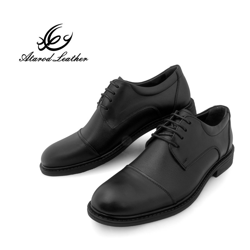 کفش مردانه چرم عطارد مدل چرم طبیعی کد SH289