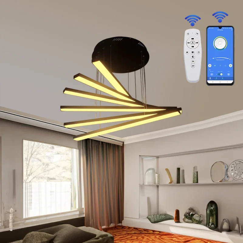 لوستر مدل مدرن سرو آویز کد SC6