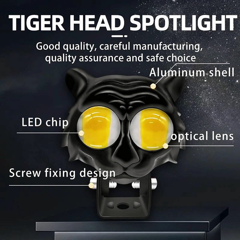 پرژکتور خودرو دو رنگ مدل گربه کد Y-W