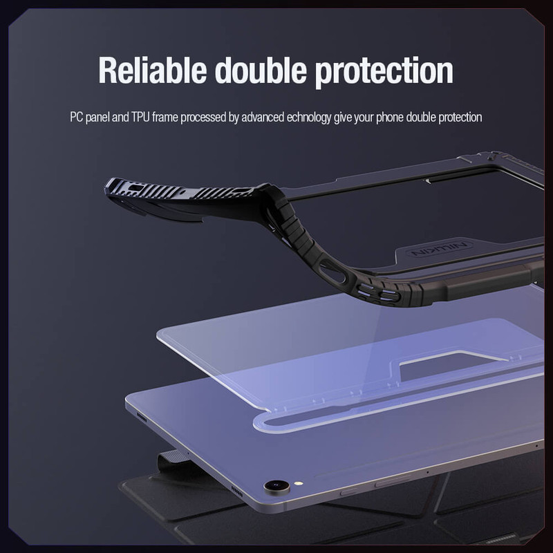 کیف کلاسوری نیلکین مدل Camshield Bumper مناسب برای تبلت سامسونگ Galaxy Tab S10 FE