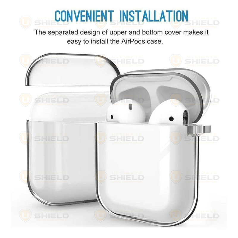 کاور آلتیمیت شیلد مدل CLR TRP مناسب برای کیس اپل AirPods 2