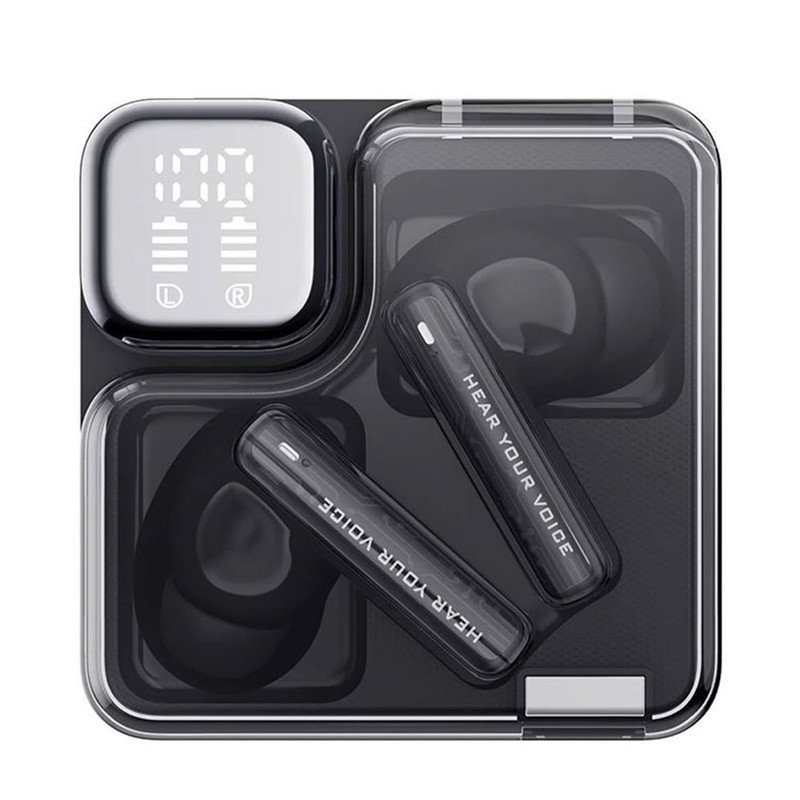 هدفون بلوتوثی کیو سی وای مدل MeloBuds Neo بدون قابلیت نویز کنسلینگ، درگاه شارژ USB Type-C، مقاوم در برابر رطوبت و عرق با استاندارد IPX5