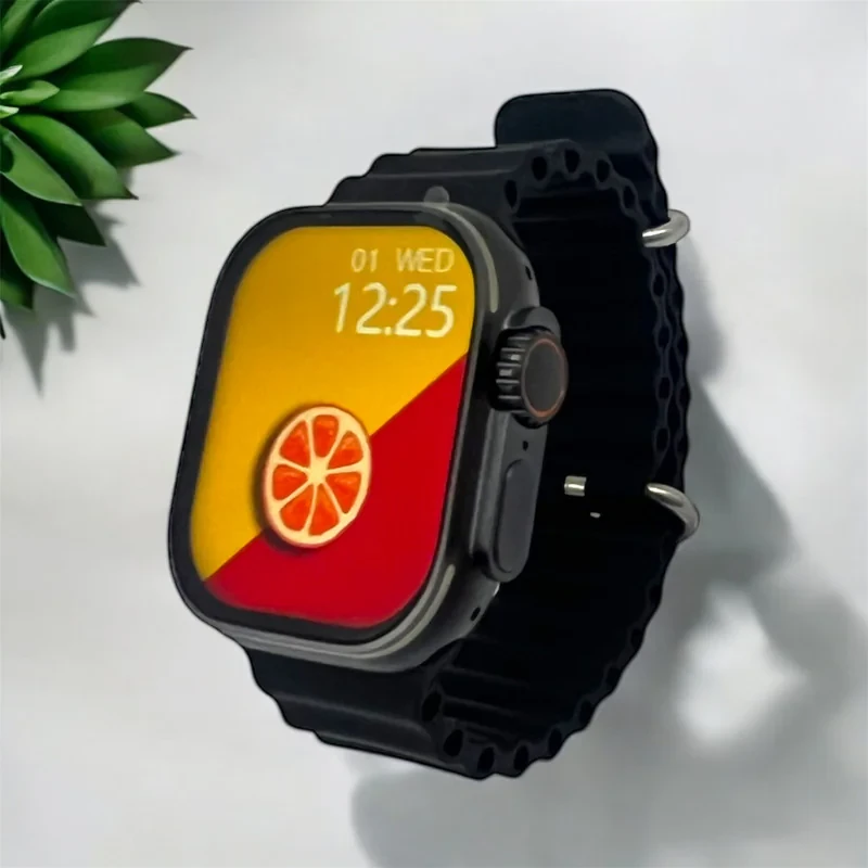 ساعت هوشمند 49 میلی متری میکروویر مدل W69-Watch Ultra بند سیلیکونی