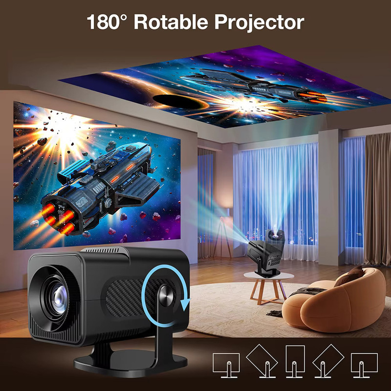 مینی ویدئو پروژکتور آیریور مدل HCS350 PRO به همراه دسته بازی
