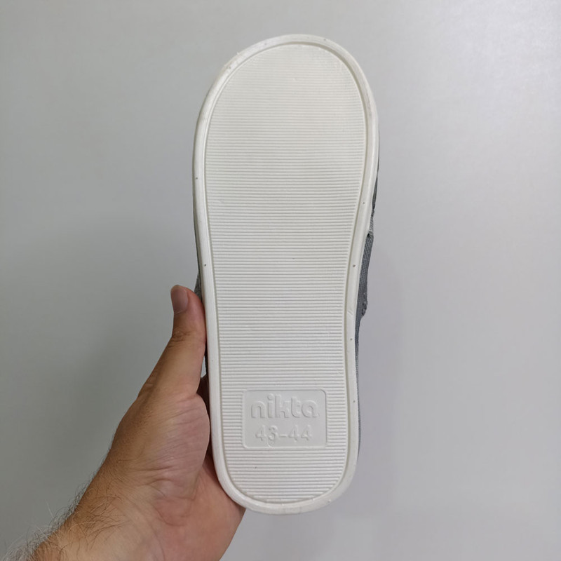 دمپایی حوله ای نیکتا مدل جلوبسته 23-10000 کد 1466-GY