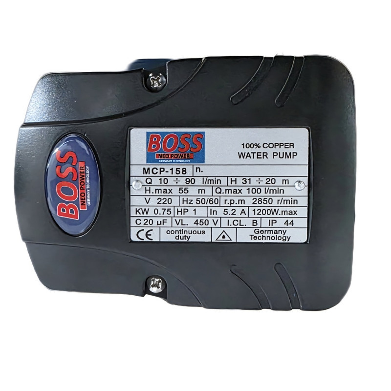 پمپ آب یک اسب بخار باس مدل بشقابی MCP-158
