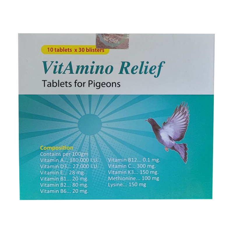 قرص مولتی ویتامین پرندگان ریلایف مدل Vitamino مجموعه 10 عددی