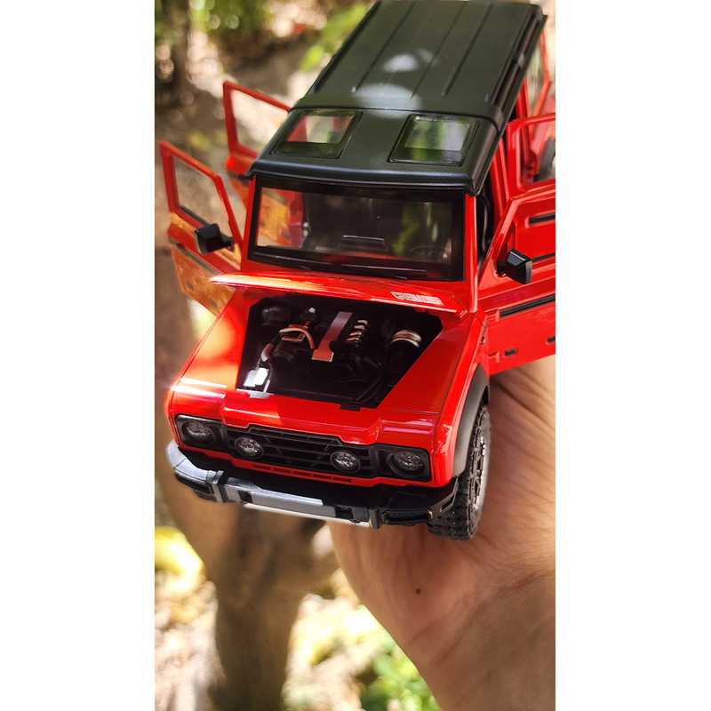 ماکت ماشین ناب سل مدل فلزی درب بازشو LAND ROVER PAJAN طرح دودزا