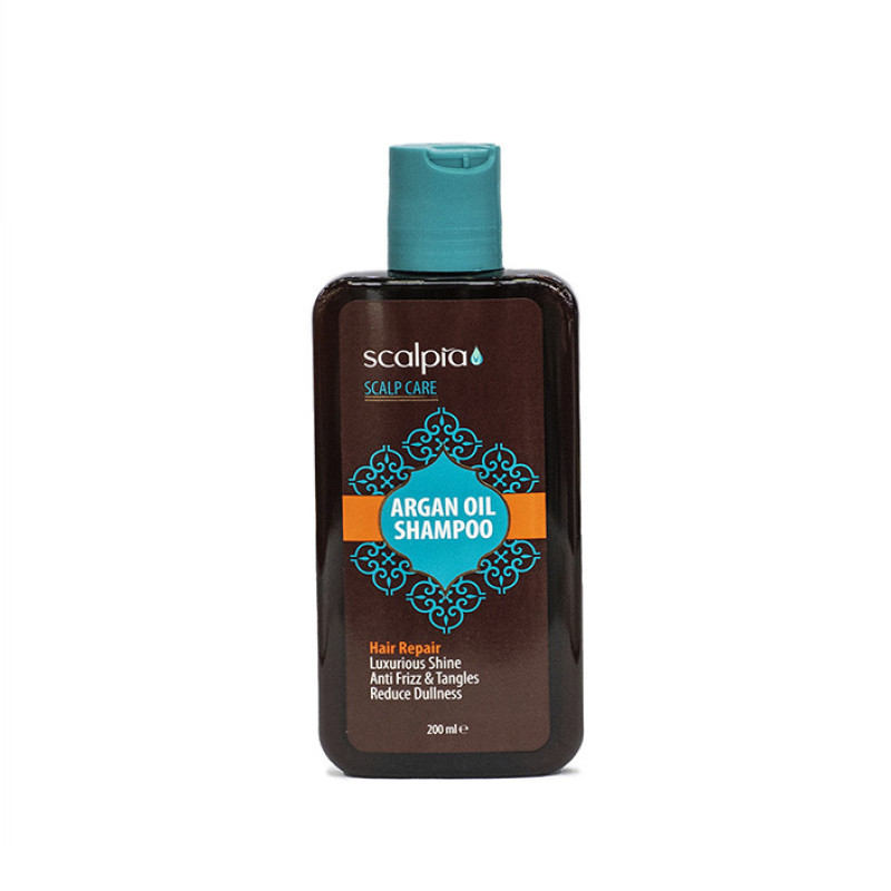 شامپو مو اسکالپیا مدل argan oil حجم 200 میلی لیتر