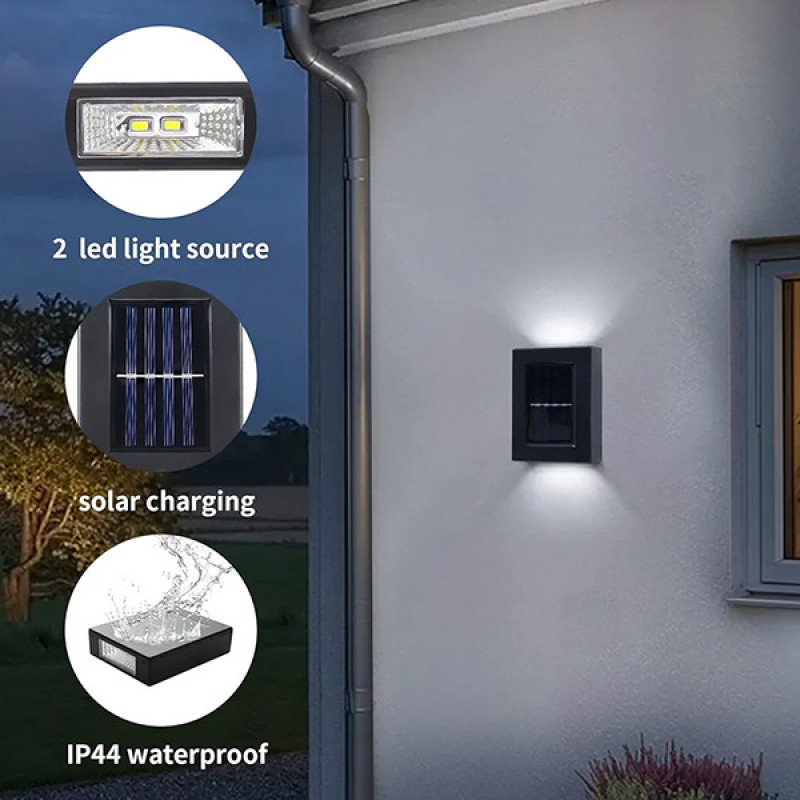 چراغ خورشیدی سولونیکس مدل  4LED-Solar-Wall Lamp