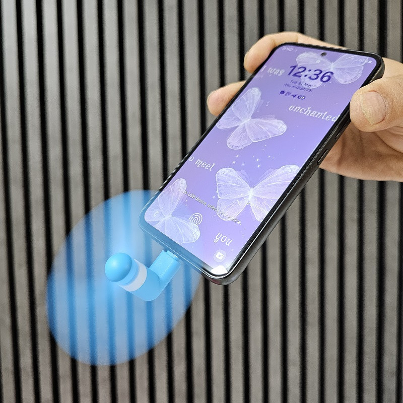 پنکه همراه USB-C مدل C بسته دو عددی