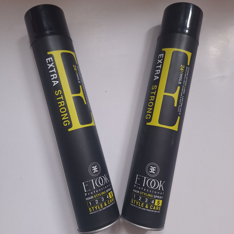 اسپری حالت‌دهنده مو با قدرت حفظ حالت مو پنج ایتوک مدل extra strong مناسب برای انواع مو حجم 500 میلی‌لیتر