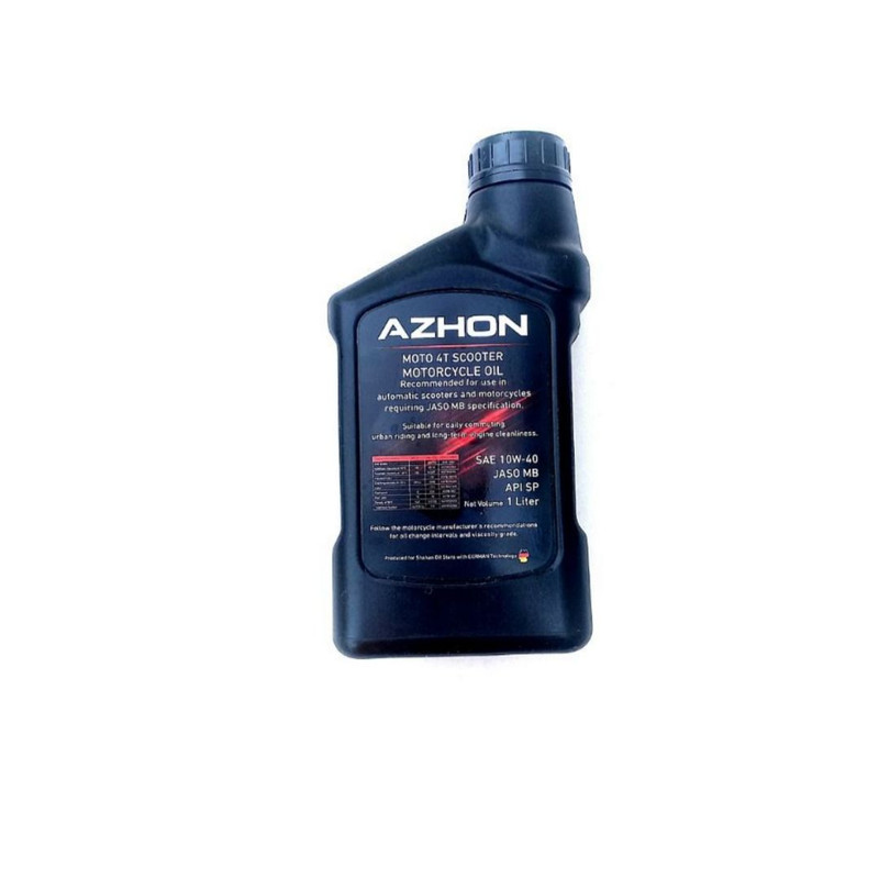 روغن موتور سیکلت تمام سنتتیک آژون مدل SP 10W-40 حجم 1 لیتر