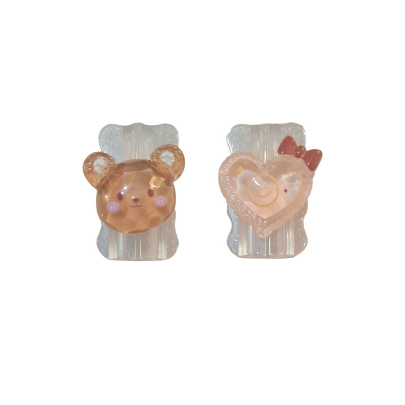 محافظ شارژر دیواری طرح خرس مدل Bear20 مناسب برای شارژر دیواری 20 وات اپل بسته 5 عددی