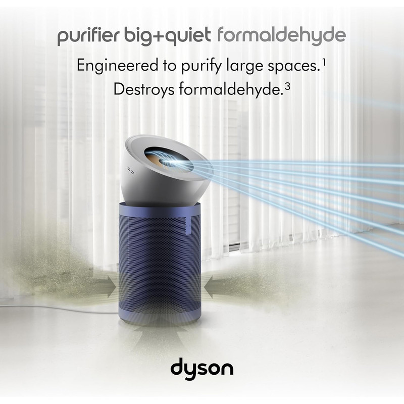 دستگاه تصفیه کننده هوا خانگی 3 مرحله ای دایسون مدل Big+Quiet Formaldehyde BP03