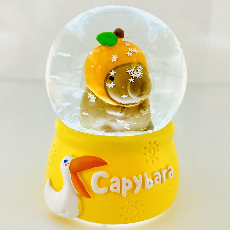 گوی مدل چراغدار Capybara طرح کوالا هویج عاشق کد D1623.11.S600