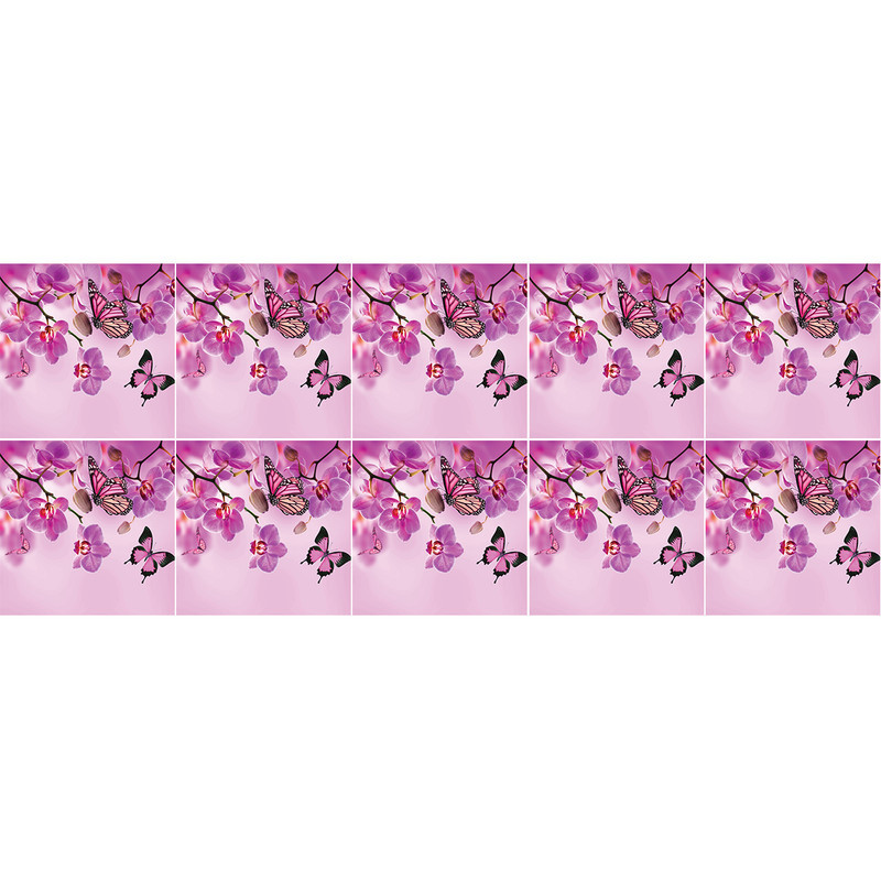 استیکر کاشی مدل nature 03 بسته 10عددی