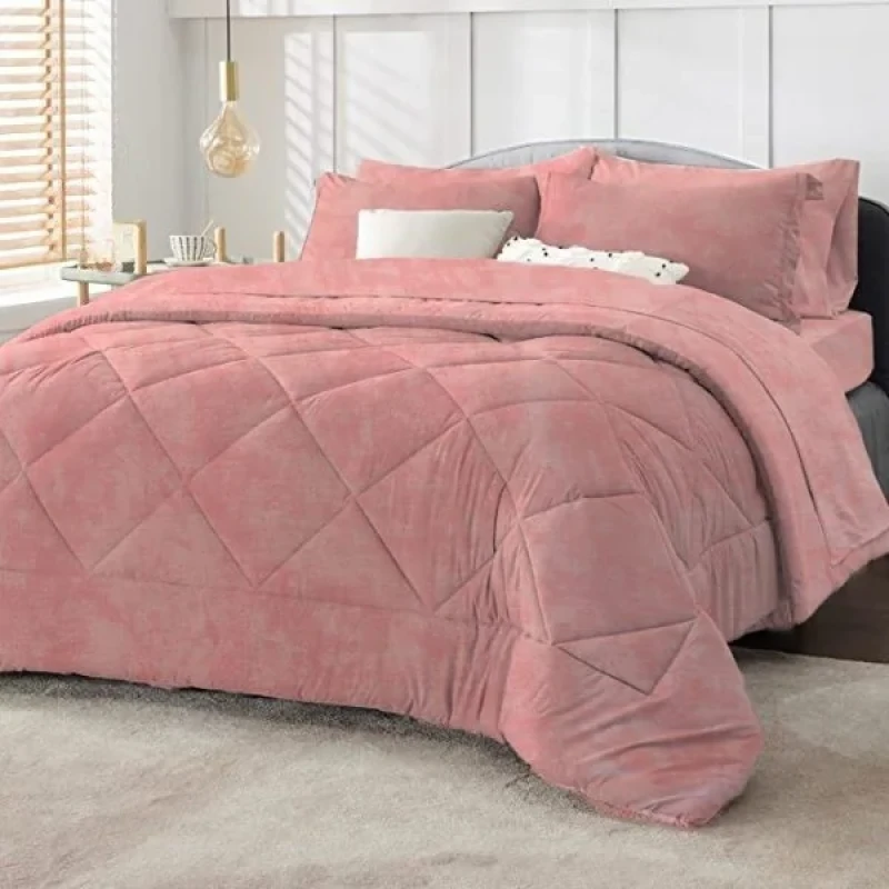 لحاف چیداری مدل پتینه دو نفره سایز 240x220 سانتی متر
