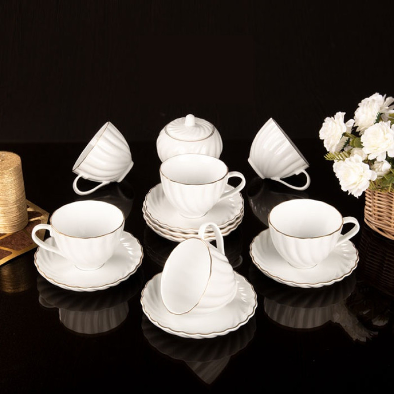 سرویس چای خوری 14 پارچه لمونژ مدل کارمن کد 659